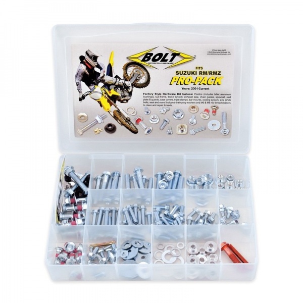 Kit Visserie BOLT PRO-PACK SUZUKI RM/RMZ Kit Visserie BOLT PRO-PACK SUZUKI RM/RMZ