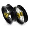 Paire de jantes EXCEL WHEELS Supermotard pour SUZUKI