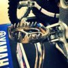 Repose-pied motocross titane