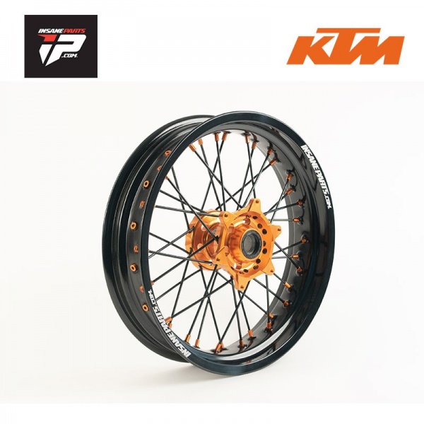 Roue avant supermotard pour KTM en 16 ou 16,5 ou 17 pouces