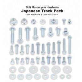 Kit Visserie BOLT TRACK-PACK universel moto japonaise