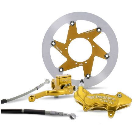 Kit freinage beringer top race Axial 6 pistons disque fonte