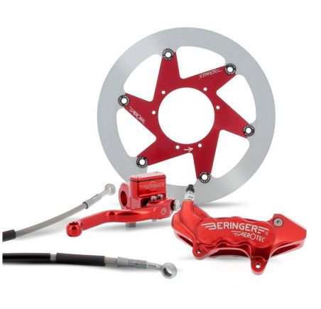Kit freinage beringer top race en Axial et 6 pistons avec disque fonte