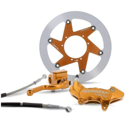 Kit freinage Supermotard beringer top race Axial 6 pistons disque fonte