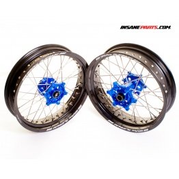 Paire de jantes supermotard SM Pro platinium pour SUZUKI