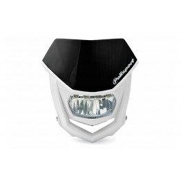 Plaque phare POLISPORT Halo LED noir/blanc