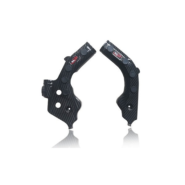 Protections de cadre carbone + insert Grip TEKMO Husqvarna 2019/2020 Protections de cadre carbone + insert Grip TEKMO Husqvarna 2019/2020