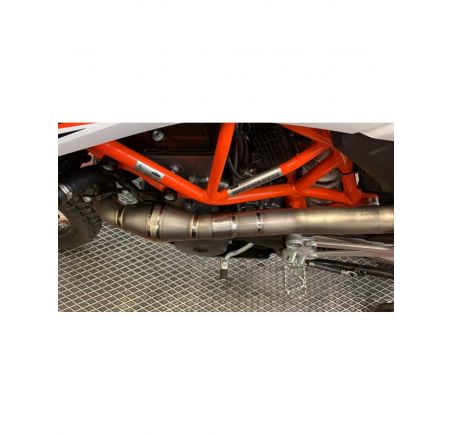 Collecteur TEKMO en Titane KTM 690 & HVA 701