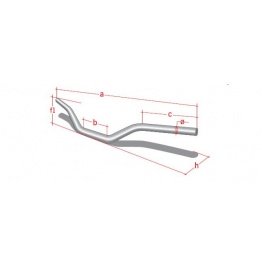Guidon Magura X-Line 28,6 mesures