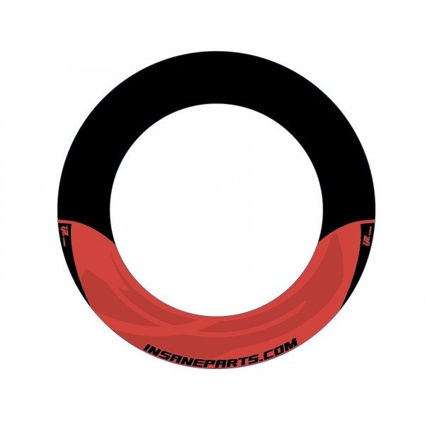Kit déco roue supermot bi ton avec rouge et noir