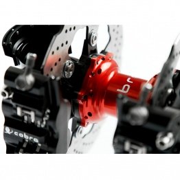 Moyeux de roues Ø 25 mm double disques supermotard PZ5 Cobra
