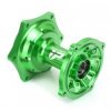 Moyeux de roue arrière vert IP Evo pour Kawasaki KX/KXF