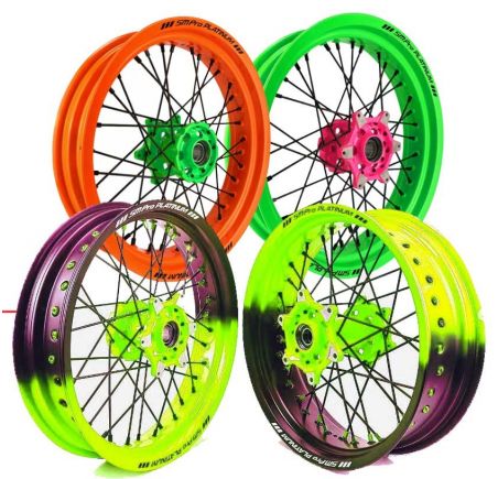 Jante supermotard fluo