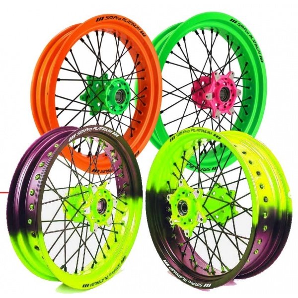 Jante supermotard fluo Jante supermotard fluo