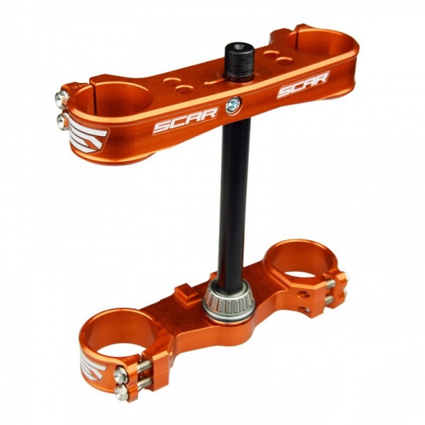 Té de fourche SCAR pour KTM SX SXF EXC EXCF orange Té de fourche SCAR pour KTM SX SXF EXC EXCF orange