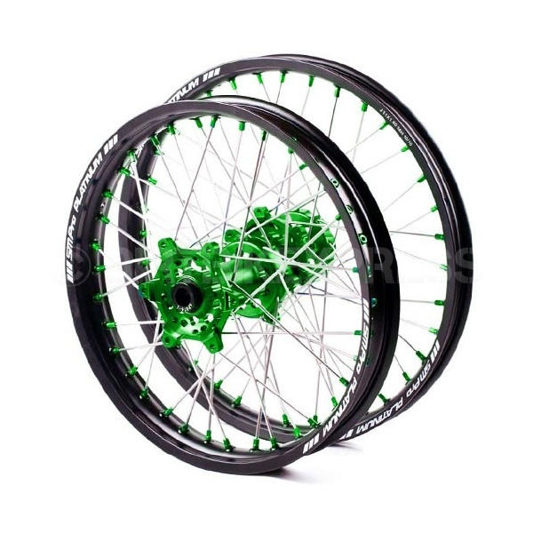 Roues SM PRO Platinum Motocross Kawasaki vert Roues SM PRO Platinum Motocross Kawasaki vert