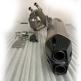 Pot échappement titane TEKMO pour KTM 790/890 Adventure R, Husqvarna Norden 901