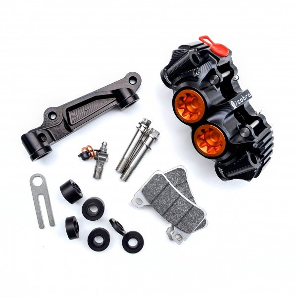 [KTM-HVA] Etrier PZ5 COBRA mono disque + patte de déport radial