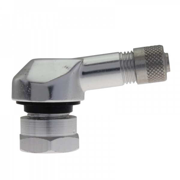 Valve coudée 8,5 mm aluminium pour jante tubeless Valve coudée 8,5 mm aluminium pour jante tubeless