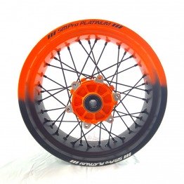 jante SM Pro Platinium bi-color orange/noire KTM 690