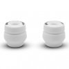 Tampons "EVO" blanc filetés universels M8 SM PROJECT