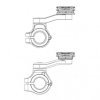 Support Quad Lock de guidon supermotard pour smartphone