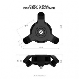 Amortisseur de vibrations pour support de guidon QUAD LOCK