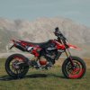 Protections bras oscillant carbone SM Project pour Ducati Hypermotard 698 mono