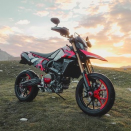 Protections carbone SM Project pour Ducati Hypermotard 698 mono