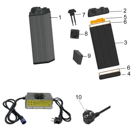 Pièces batterie et chargeur Talaria 4000