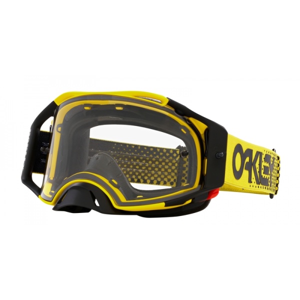 Masque OAKLEY Airbrake MX - Moto Yellow B1B écran clair Masque OAKLEY Airbrake MX - Moto Yellow B1B écran clair