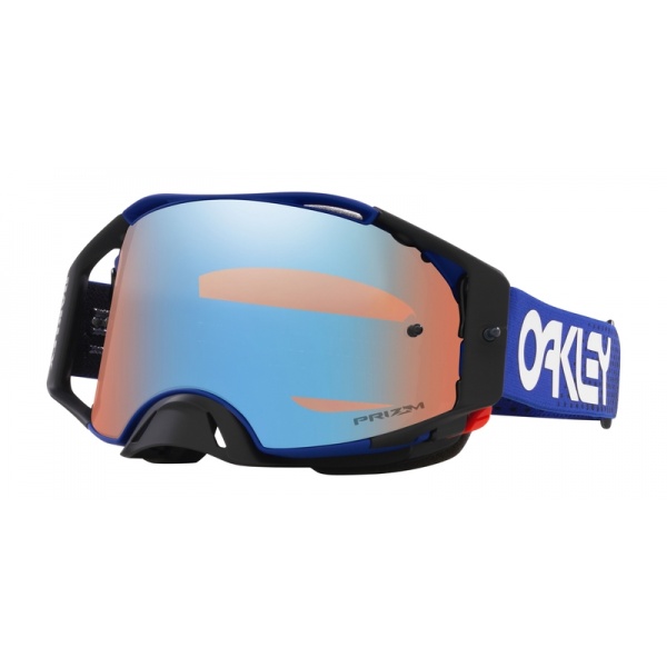 Masque OAKLEY Airbrake MX - Moto Blue B1B écran Prizm MX Sapphire Masque OAKLEY Airbrake MX - Moto Blue B1B écran Prizm MX Sapphire