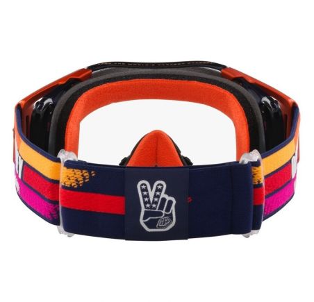 Masque OAKLEY Airbrake MX - TLD Navy Sunrise écran Clair
