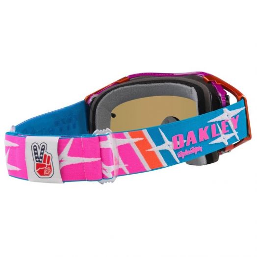 Masque OAKLEY Airbrake MX - TLD Speed Stars écran Black Ice Iridium