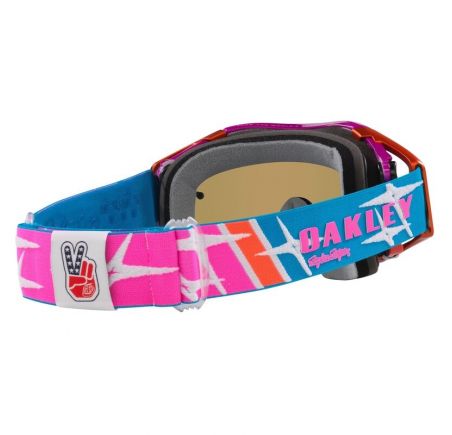 Masque OAKLEY Airbrake MX - TLD Speed Stars écran Black Ice Iridium