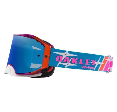 Masque OAKLEY Airbrake MX - TLD Speed Stars écran Black Ice Iridium