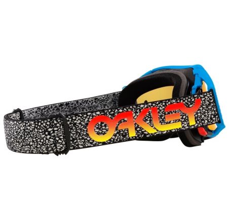 Masque OAKLEY Airbrake MX - Blue Crackle écran Fire Iridium