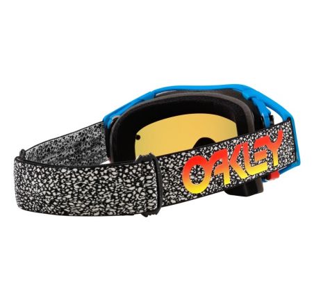 Masque OAKLEY Airbrake MX - Blue Crackle écran Fire Iridium