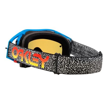 Masque OAKLEY Airbrake MX - Blue Crackle écran Fire Iridium