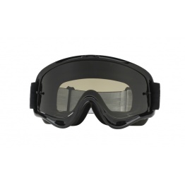 Masque OAKLEY O Frame MX Sand Jet Black écran Dark Grey + transparent