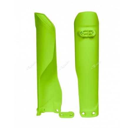 Protections de fourche RACETECH - jaune fluo