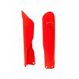 Protections de fourche RACETECH - orange fluo