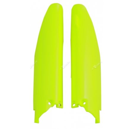 Protections de fourche RACETECH - jaune fluo