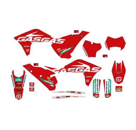 Kit déco BLACKBIRD Replica Factory Team pour Gas Gas