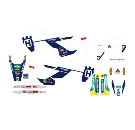 Kit déco BLACKBIRD Replica Factory Team pour Husqvarna
