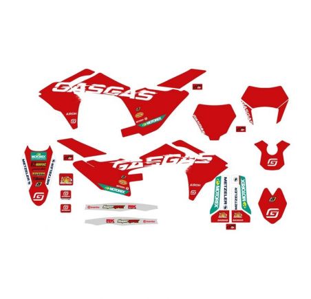 Kit déco BLACKBIRD Replica Factory Team pour Gas Gas