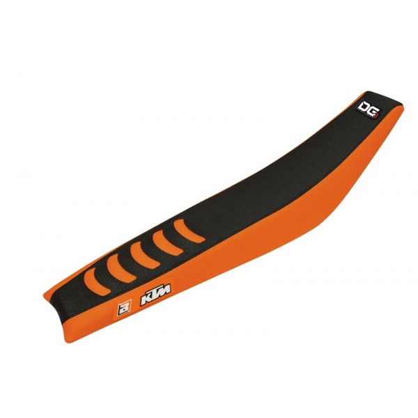 Housse de selle BLACKBIRD Double Grip 3 noir/orange KTM SX85 Housse de selle BLACKBIRD Double Grip 3 noir/orange KTM SX85