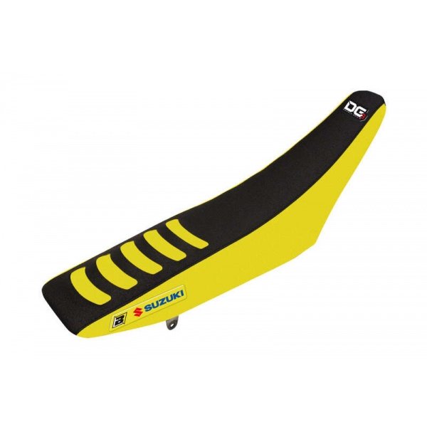 Housse de selle BLACKBIRD Double Grip 3 jaune/noir Suzuki RM-Z450 Housse de selle BLACKBIRD Double Grip 3 jaune/noir Suzuki RM-Z450