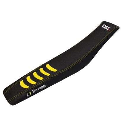 Housse de selle BLACKBIRD Double Grip 3 noir/jaune Husqvarna