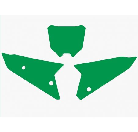 Fonds de plaque BLACKBIRD vert Honda CRF450